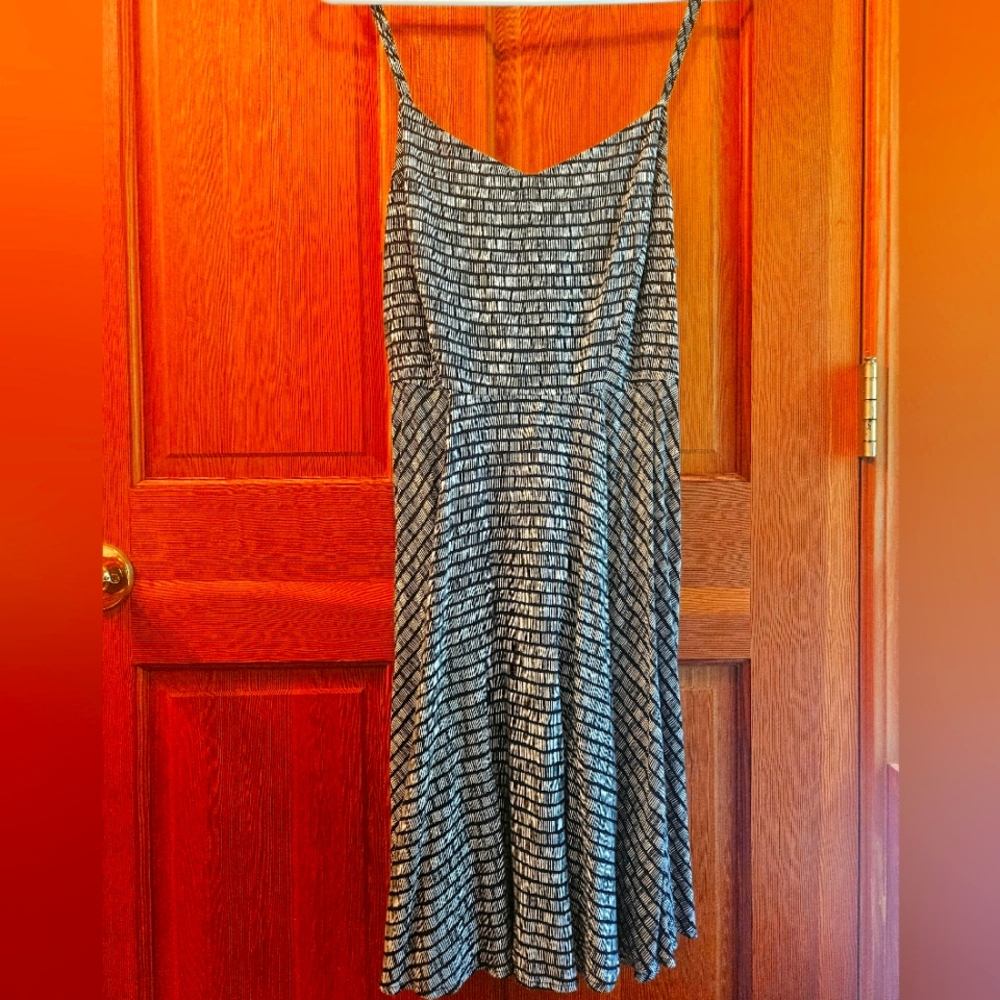 Old Navy Summer Dress,  black and white,  medium
